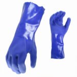 Gants chimiques à manches longues en PVC