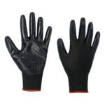 Gants de travail mecanique noirs en Polyester