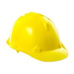 Casque de sécurité jaune pour chantier - Modèle 5-R5