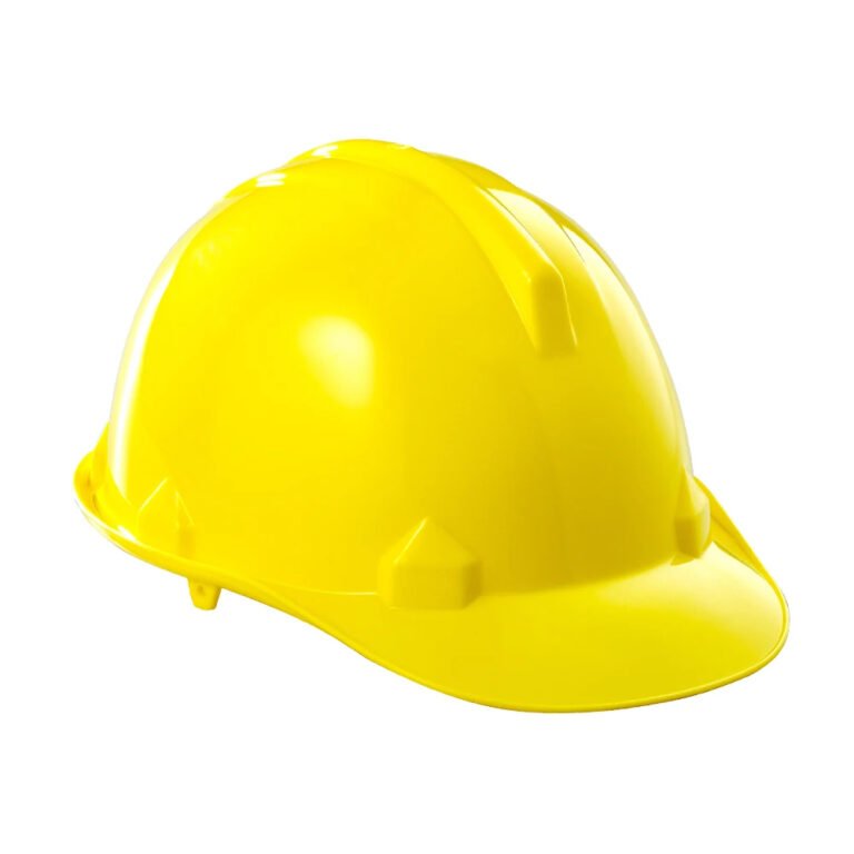 Casque de sécurité jaune pour chantier - Modèle 5-R5